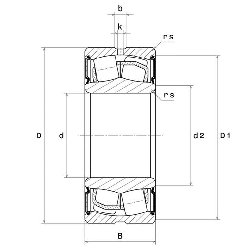 Сферический роликоподшипник NTN 10X22209EAW33EE