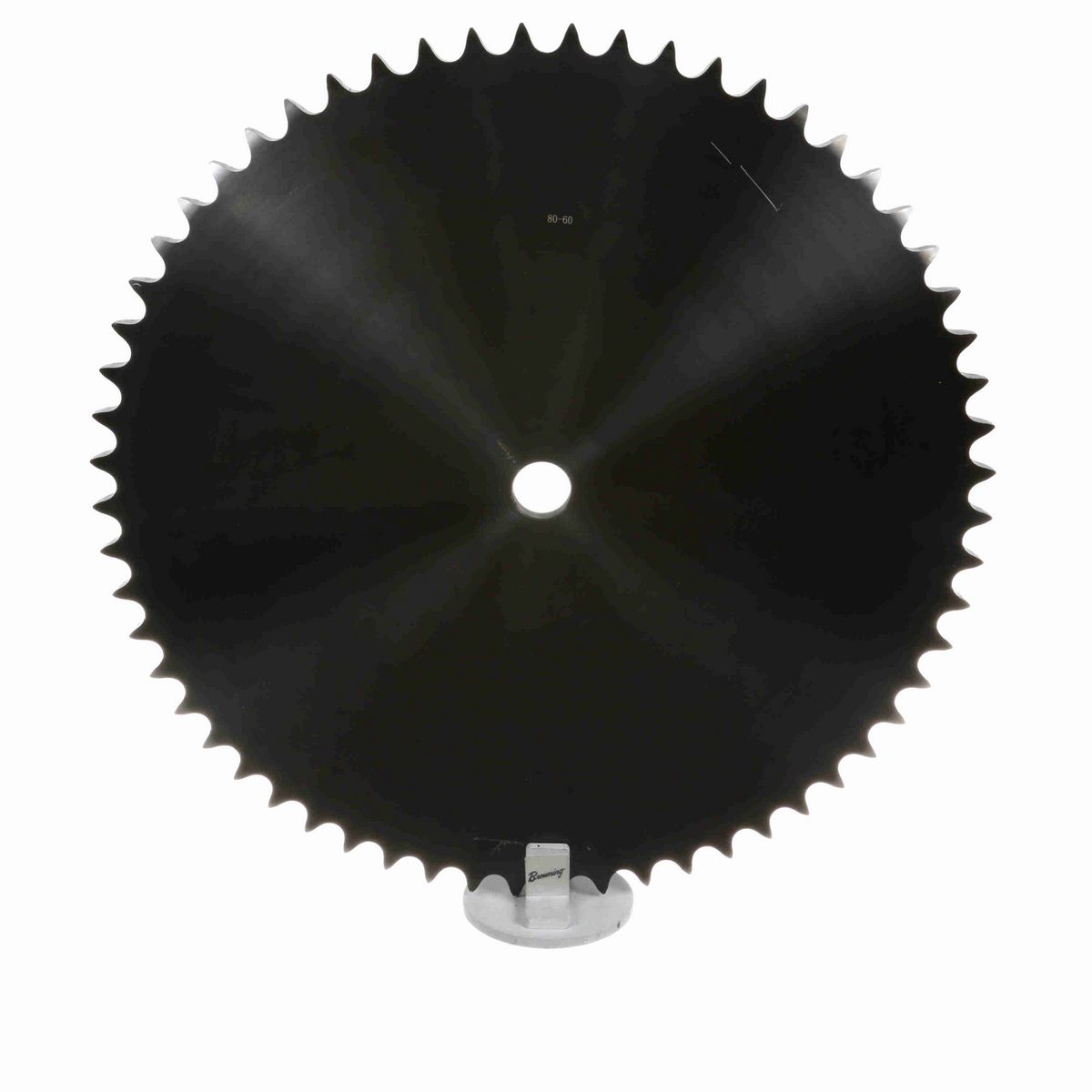 Browning Steel Minimum Plain Bore Roller Chain Sprocket - 80A60