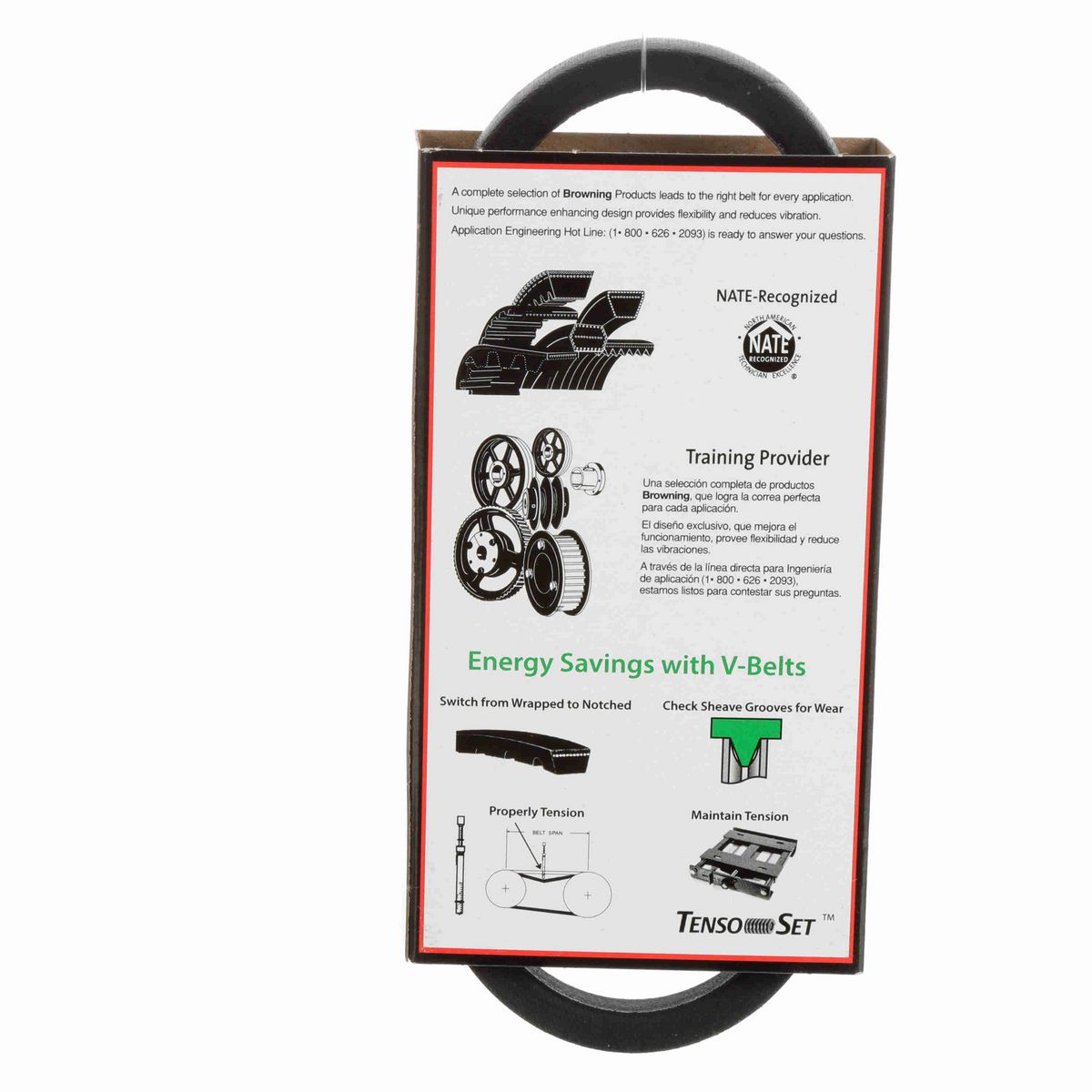 Browning Rubber FHP Belt - 4L180