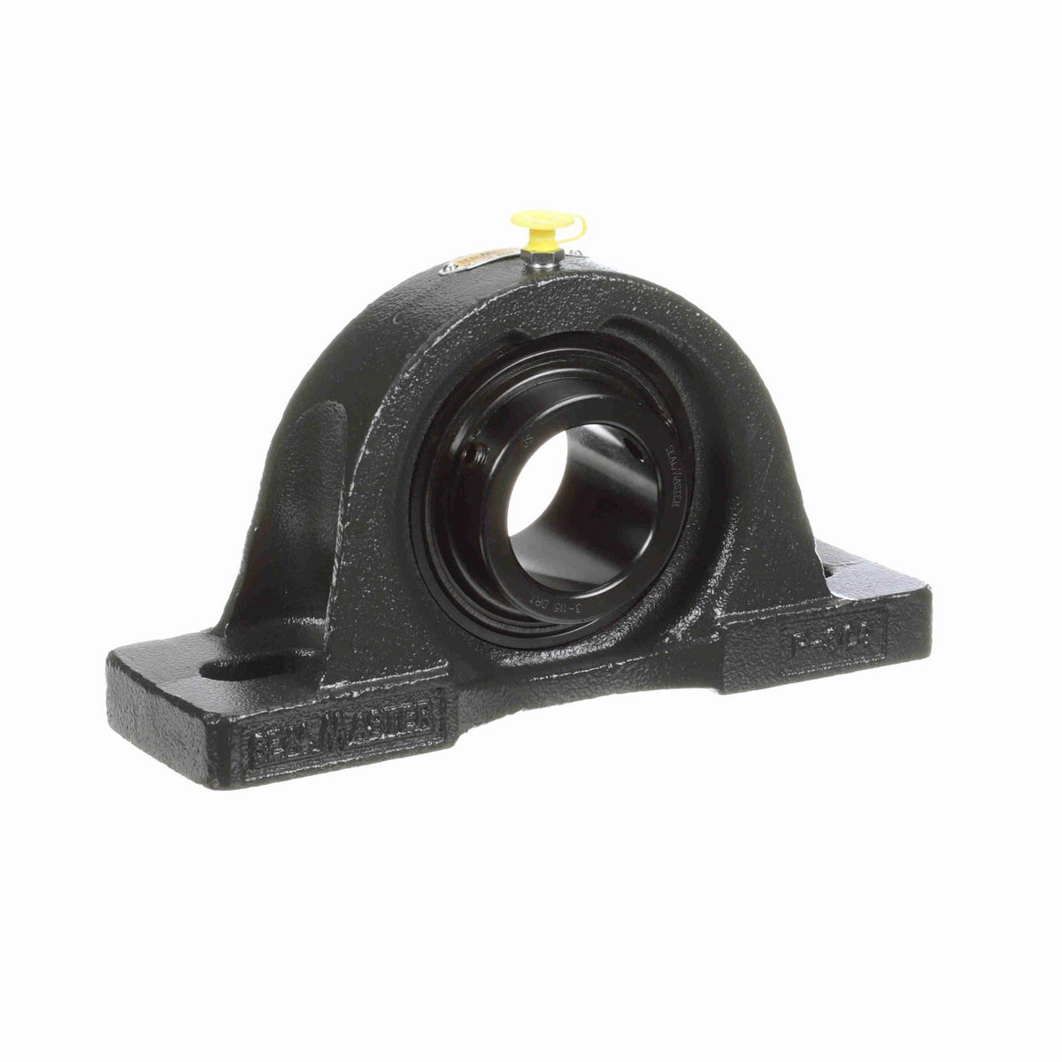 Sealmaster Mounted Cast Iron Two Bolt Pillow Block Ball Bearing - 52100 Bearing Steel, Black Oxided - Setscrew Lock - High Contamination - MP-31 DRT