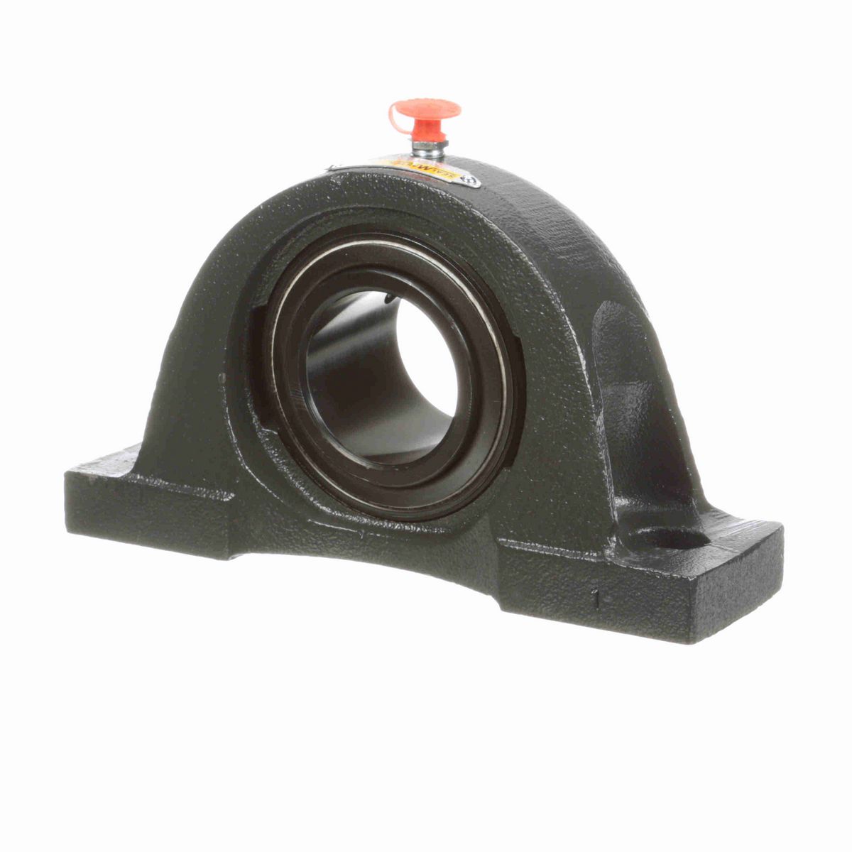 Sealmaster Mounted Cast Iron Two Bolt Pillow Block Ball Bearing - 52100 Bearing Steel, Black Oxided - Setscrew Lock - High Temperature - NP-31 HT