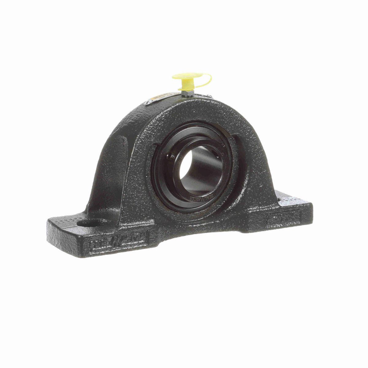 Sealmaster Mounted Cast Iron Two Bolt Pillow Block Ball Bearing - 52100 Bearing Steel, Black Oxided - Setscrew Lock - Air Handling Housing Fit, Noise Tested - NP-19 CXU