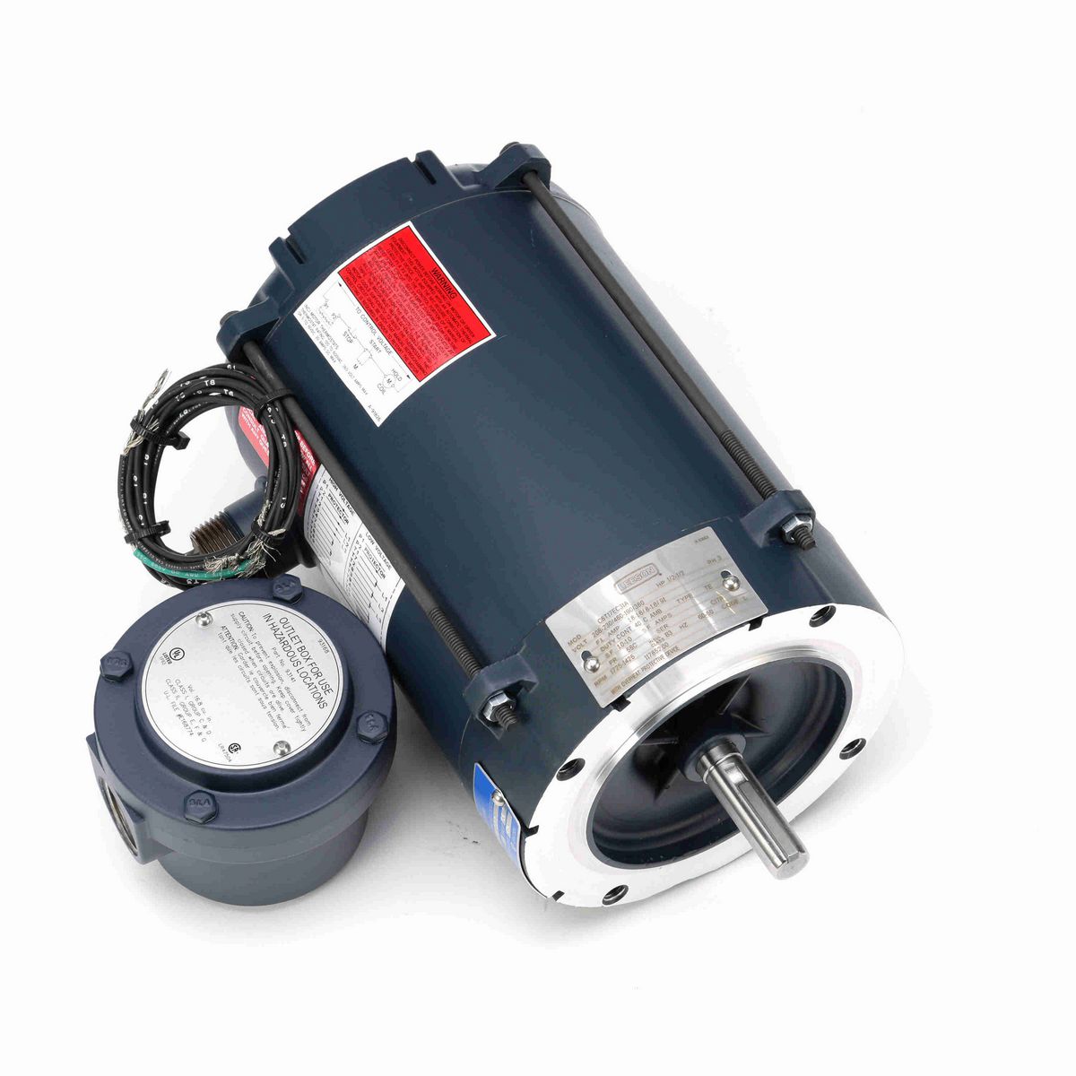 LEESON Explosion Proof Motor, 0.50 & 0.50 HP, 3 Ph, 60 & 50 Hz, 208-230/460 & 190/380 V, 1800 & 1500 RPM, 56C Frame, EPNV - 117852.00