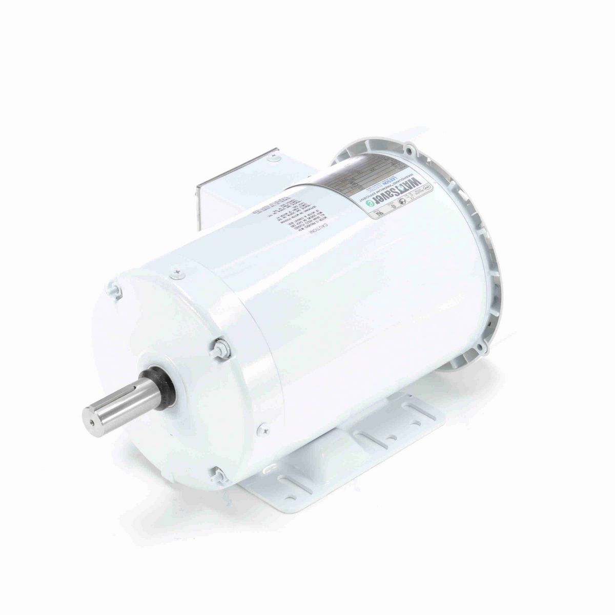 LEESON White Duck™ General Purpose Motor, 2 & 1.50 HP, 3 Ph, 60 & 50 Hz, 230/460 & 190/380 V, 1800 & 1500 RPM, 145T Frame, TEFC - 121866.00