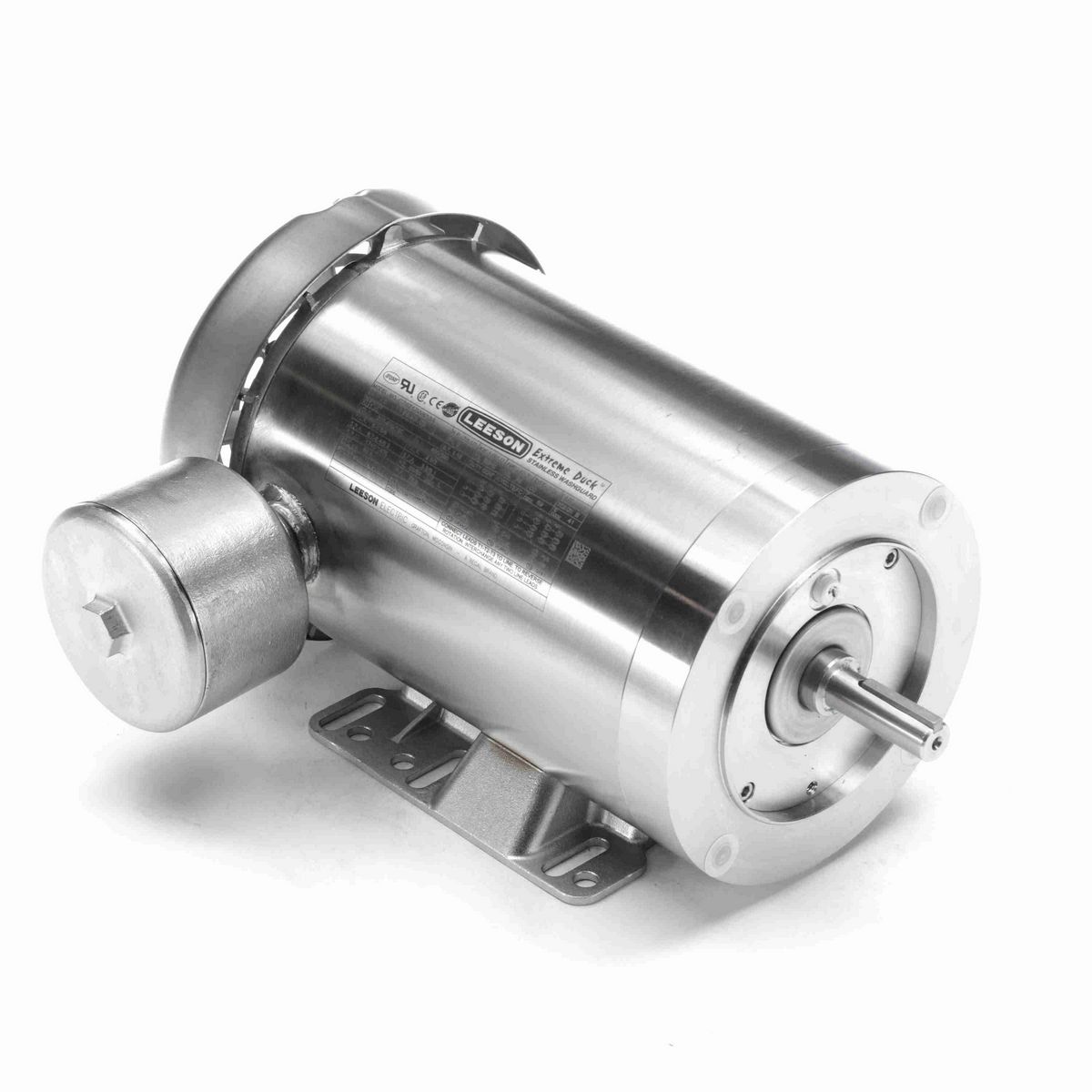 LEESON Extreme Duck® Ultra General Purpose Motor, 2 & 1.50 HP, 3 Ph, 60 & 50 Hz, 230/460 & 190/380 V, 1800 & 1500 RPM, 56HC Frame, TEFC - 119523.00