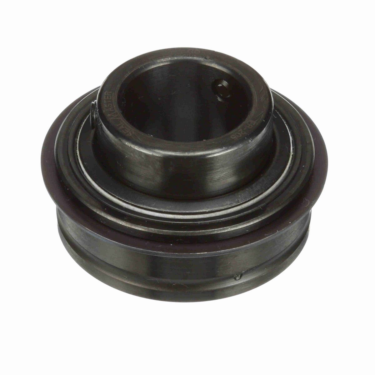 Sealmaster Mounted Insert Only Ball Bearing - 52100 Bearing Steel, Black Oxided - Setscrew Lock - ER-205