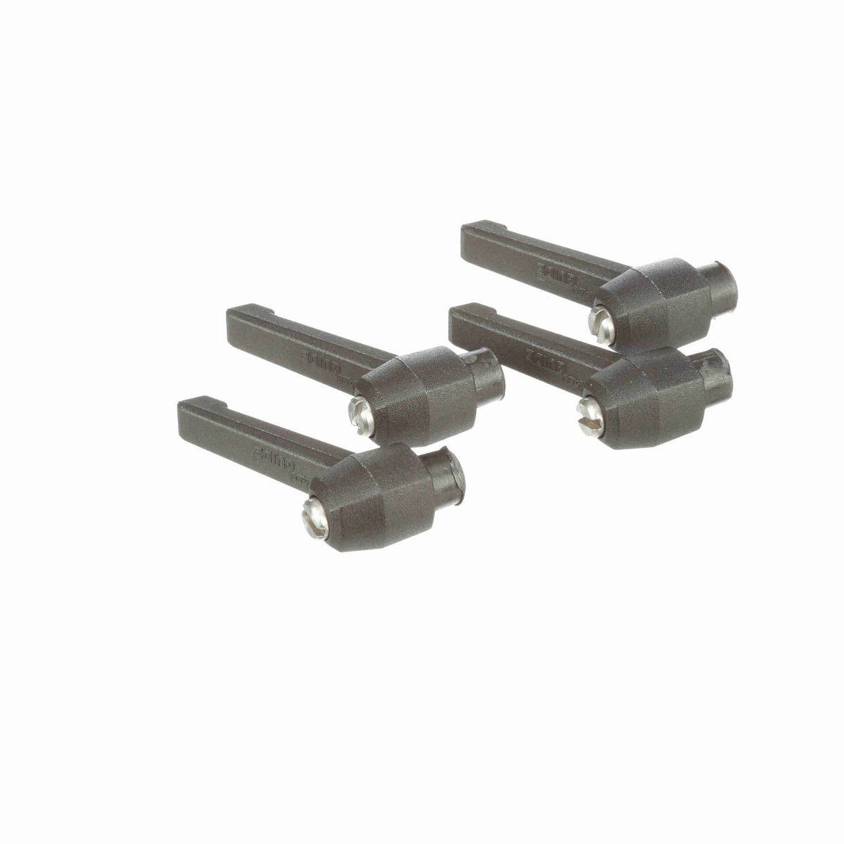 System Plast Ratchet Handle (Female); Thread: 1/4-20, Handle Length: 1.63-in, Color: Black - RH-10-BK-FS1420