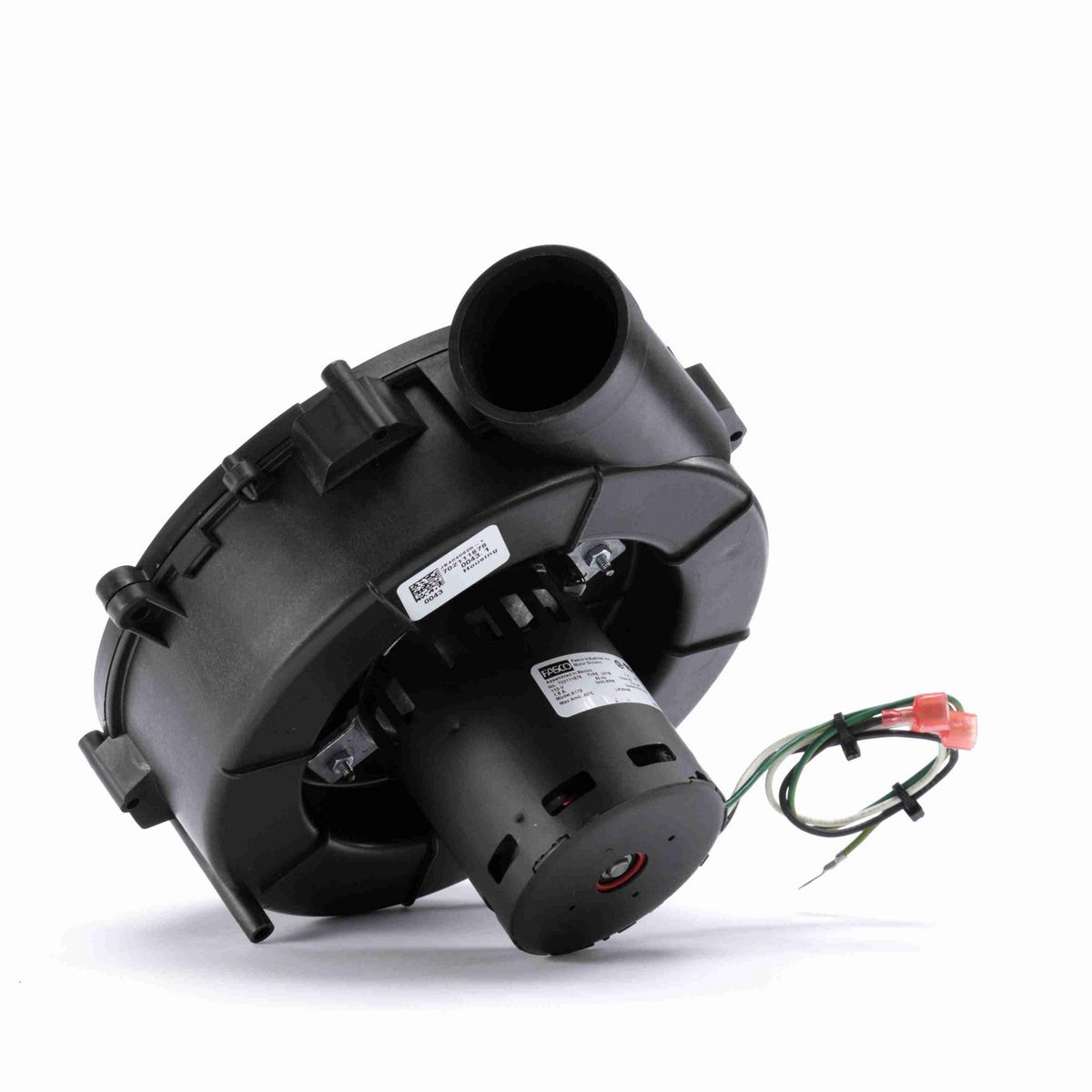 FASCO Round Outlet Shaded Pole OEM Replacement Draft Inducer Blower, 115 Volts, Flange: No - A178