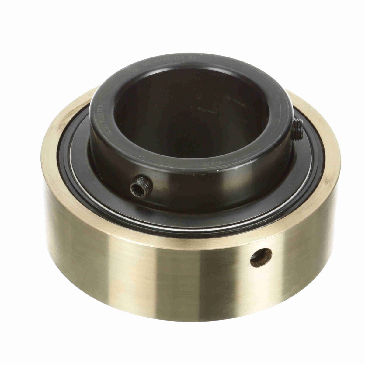 Sealmaster Mounted Insert Only Ball Bearing - 52100 Bearing Steel, Black Oxided - Setscrew Lock - AR-3-215