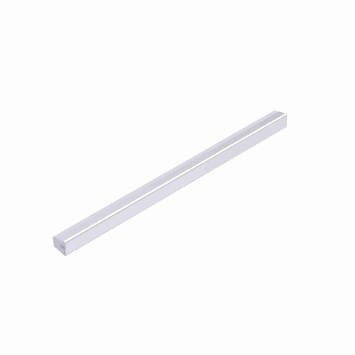 System Plast Flat Guide Rail: 0.67"W X 0.67"H X 240"L White UHMW-PE - VG-SSF-20