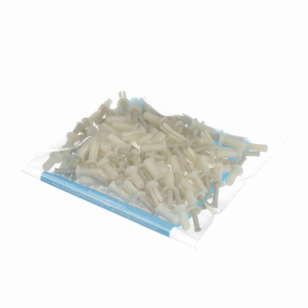 System Plast Hardware: 0.44"W X 0.44"H X 0.75"L White Polyamide - VG-750-10