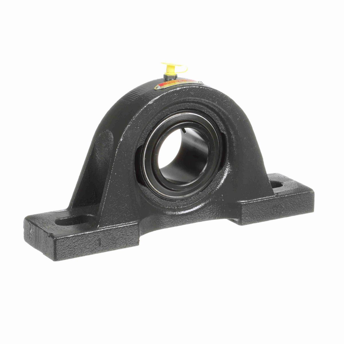 Sealmaster Mounted Cast Iron Two Bolt Pillow Block Ball Bearing - 52100 Bearing Steel, Black Oxided - Setscrew Lock - SP-32R