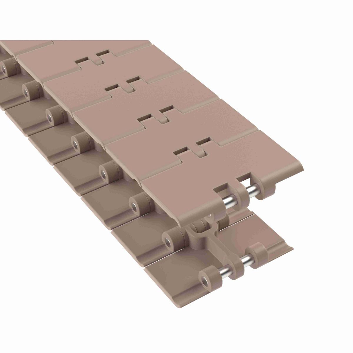 Rexnord 820 Straight Running Solid Top, Material: Tan Low Friction, Width: 3.25in, Pitch: 1.5in - LF820K3-1/4