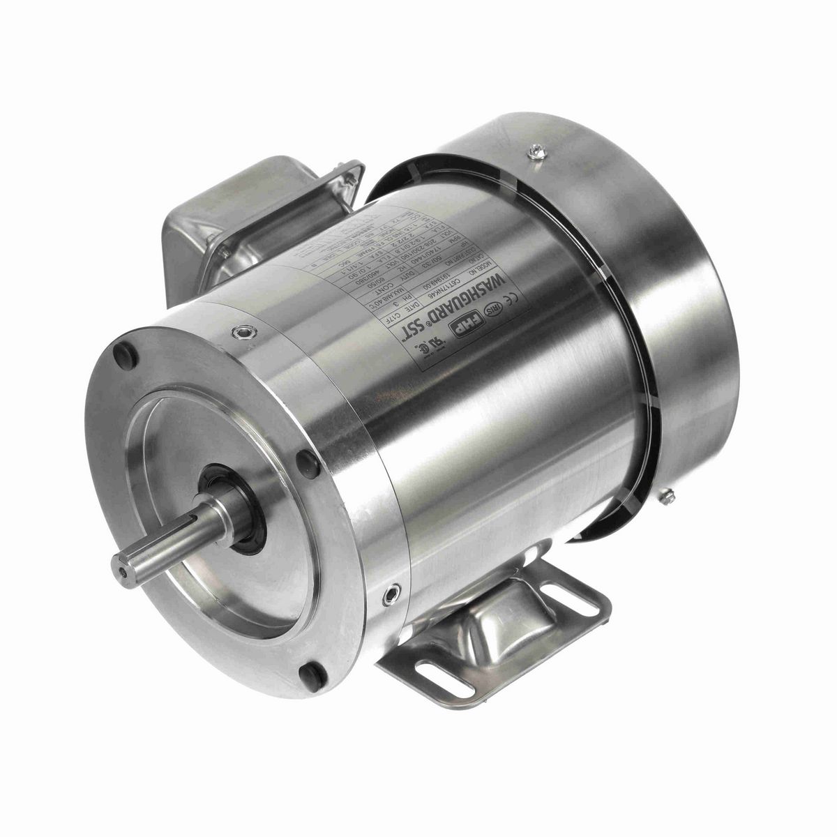LEESON SST Duck™ General Purpose Motor, 0.50 & 0.33 HP, 3 Ph, 60 & 50 Hz, 230/460 & 190/380 V, 1800 & 1500 RPM, 56C Frame, TEFC - 191949.00