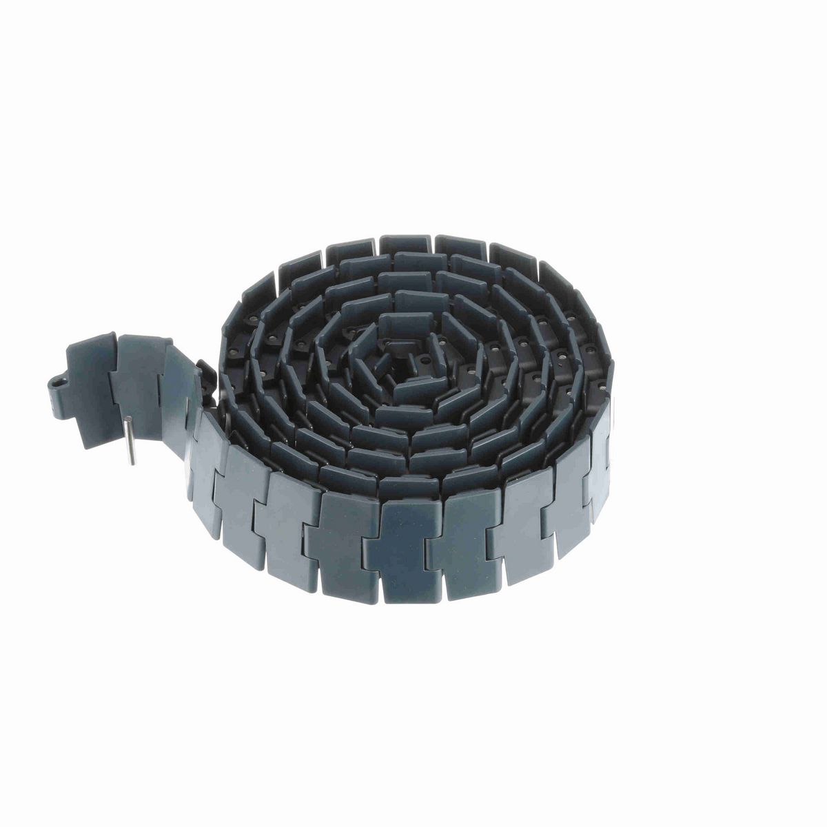 System Plast 880TAB Side-flexing Solid Top, Material: NG evo (Gray Blue), Width: 3.25in, Pitch: 1.5in - NGE880TAB-K325