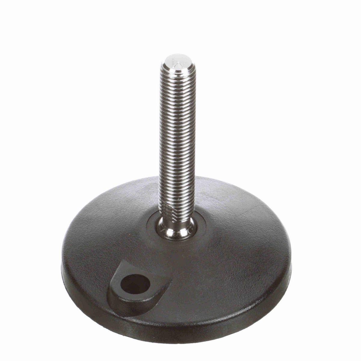 System Plast Articulating Plastic Leveler; Series: VG-511, Base Diameter: 4, Spindle Length: 2.92-mm, Thread: M16 - VG-511-03-SM16-L3