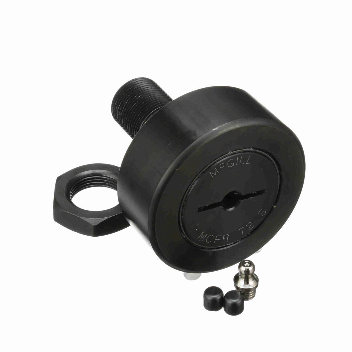 Опорный ролик с цапфой McGill CAMROL MCFR 72 S, бочкообразный, с уплотнением, со шлицем под отвёртку, метрический