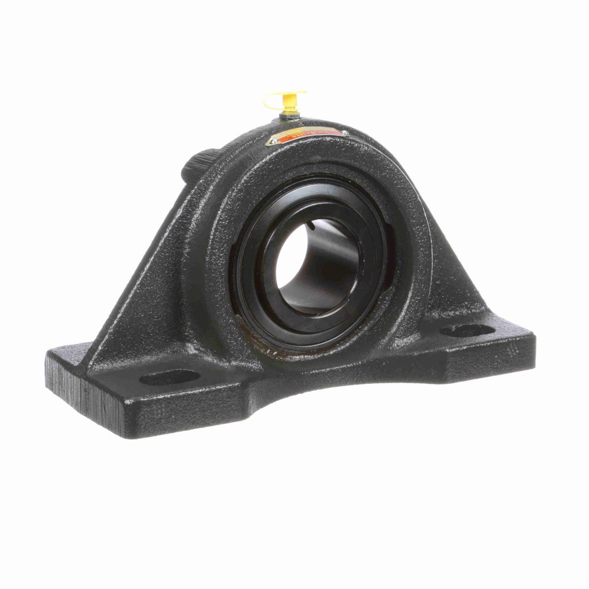 Sealmaster Mounted Cast Iron Four Bolt Pillow Block Ball Bearing - 52100 Bearing Steel, Black Oxided - Setscrew Lock - MFP-31