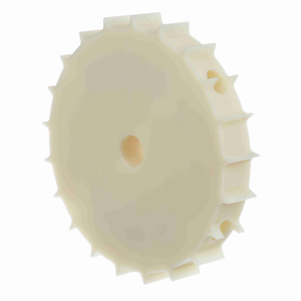 System Plast 2251 Series Split Machined Sprocket with 21 Teeth, a 1-1/4in Round Shaft-Ready Bore and Setscrew - 2251-21R1.25-DMS-SS