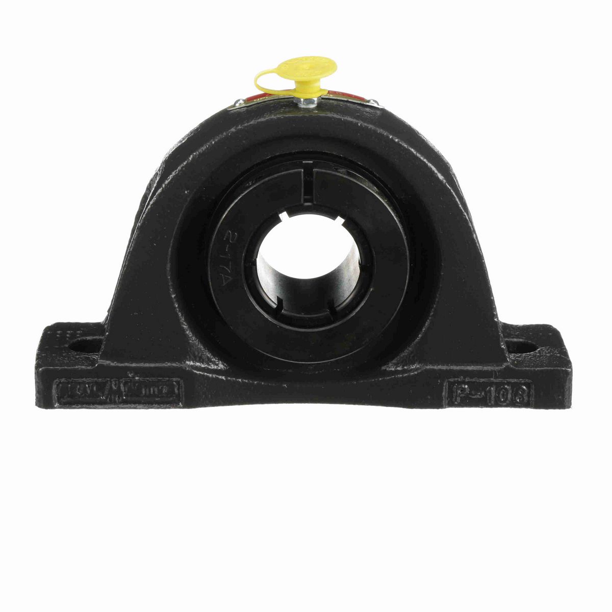 Sealmaster Mounted Cast Iron Two Bolt Low Base Pillow Block Ball Bearing - 52100 Bearing Steel, Black Oxided - Concentric Lock - NPL-20T