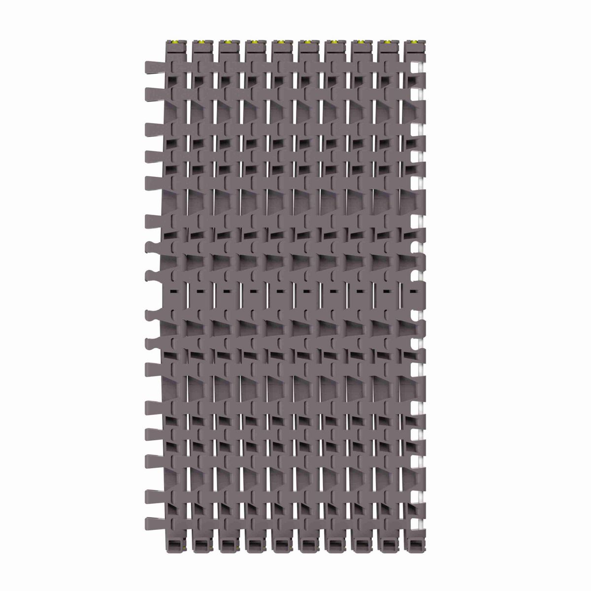 Rexnord 7956GT Side-flexing Flush Grid, Material: Brown High Performance, Width: 24in, Pitch: 1.25in - 10324712