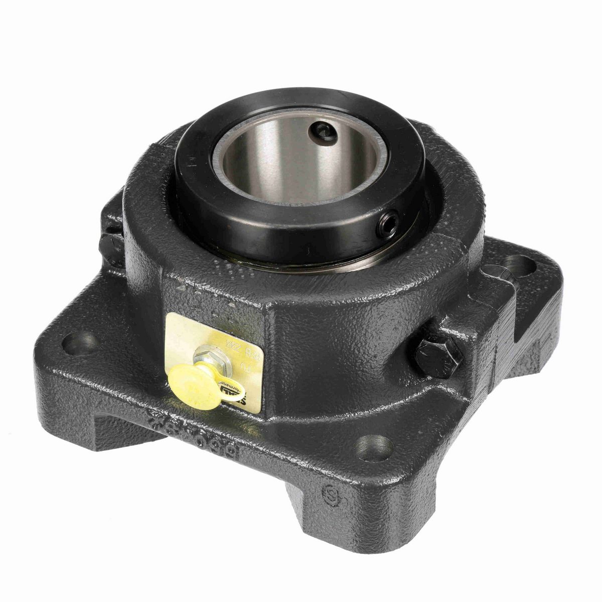 Sealmaster Mounted Cast Iron Four Bolt Flange Tapered Roller - 52100 Bearing Steel - Double Collar Mount Lock - RFB 200