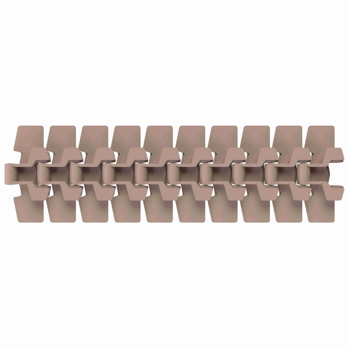 Rexnord 879TAB BO SuperGrip™ Side-flexing SuperGrip™ Tight Radius, Material: Tan Low Friction, Width: 4.5in, Pitch: 1.5in - L0879605452