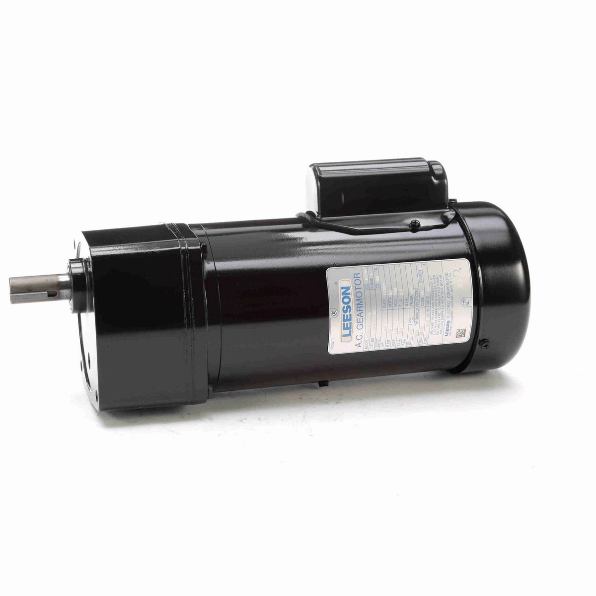 LEESON Parallel Shaft Gearmotor, 0.33 HP, 1 Ph, 60 Hz, 115/230 V, 58 RPM, 42Y Frame, TEFC - 096049.00