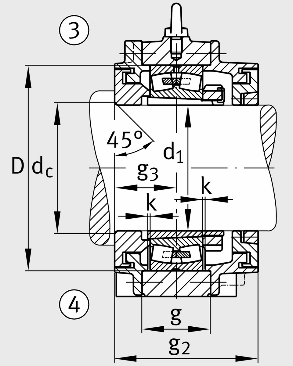 Тело корпуса FAG BND2213-H-C-Y-BF-D
