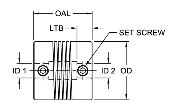 ES Series - Single Beam Set Screw Style Couplings - Inch (Imperial) Bores Timken 68514456634