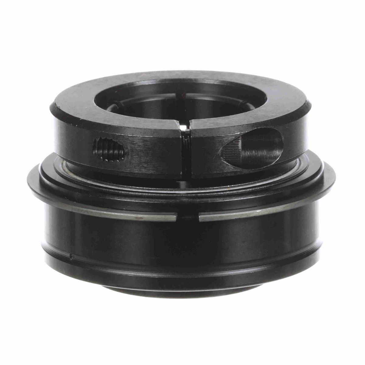 Sealmaster Mounted Insert Only Ball Bearing - 52100 Bearing Steel, Black Oxided - Concentric Lock - ER-207TM