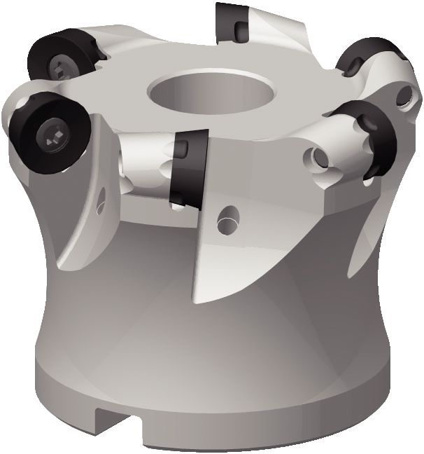Copy/Contour Milling Cutter Kennametal 7713VR12 Shell Mill - Medium and Fine Pitch - Metric [5673342]