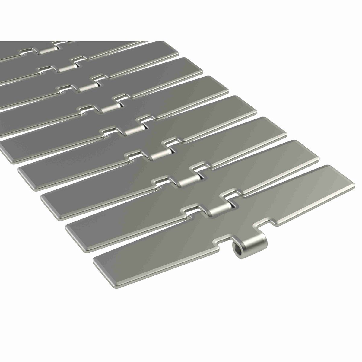 Rexnord 8811M Side-flexing Solid Top, Material: 0, Width: 7.5in, Pitch: 1.5in - 767.53.72