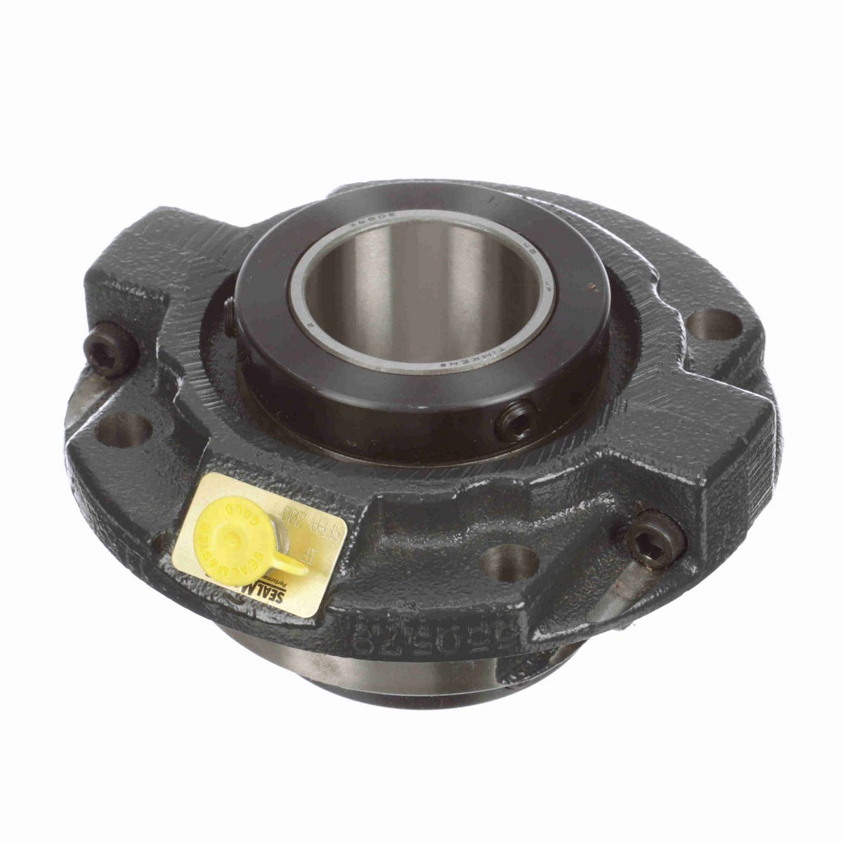 Sealmaster Mounted Cast Iron Piloted Flange Tapered Roller - 52100 Bearing Steel - Collar Mount Lock - RFPA 200