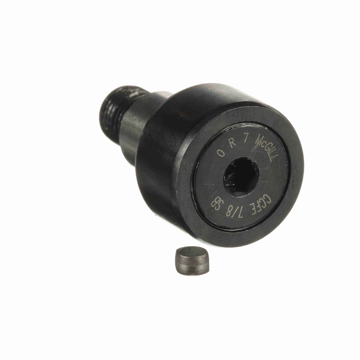 Опорный ролик с цапфой McGill CAMROL CCFE 7/8 SB, бочкообразный, с уплотнением, с шестигранным отверстием, дюймовый