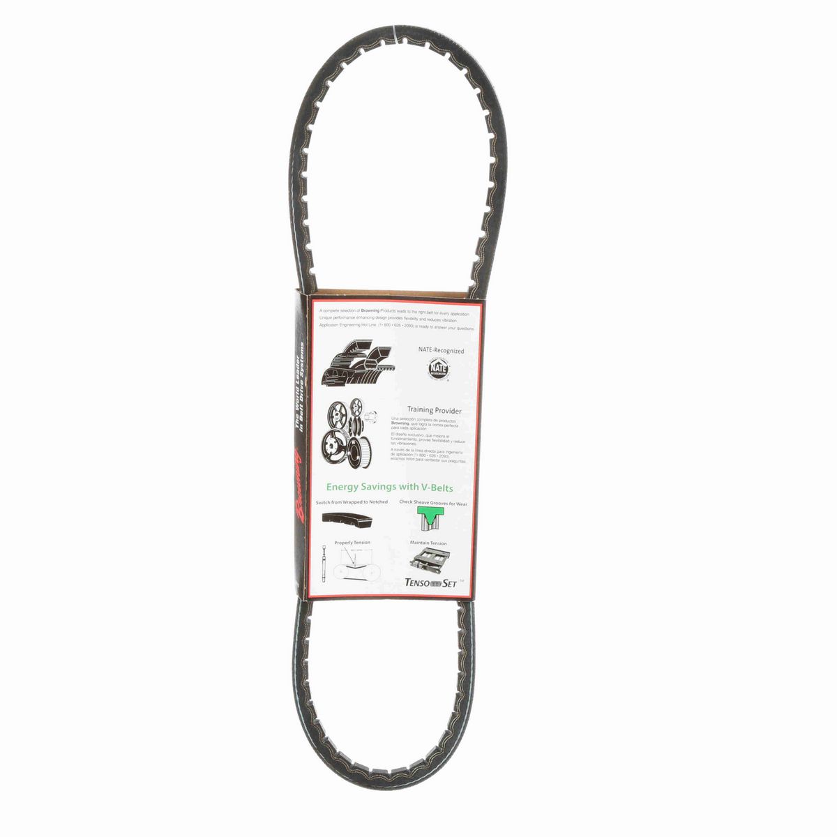 Browning EPDM Notched Belt 98% Efficient - 3VX335