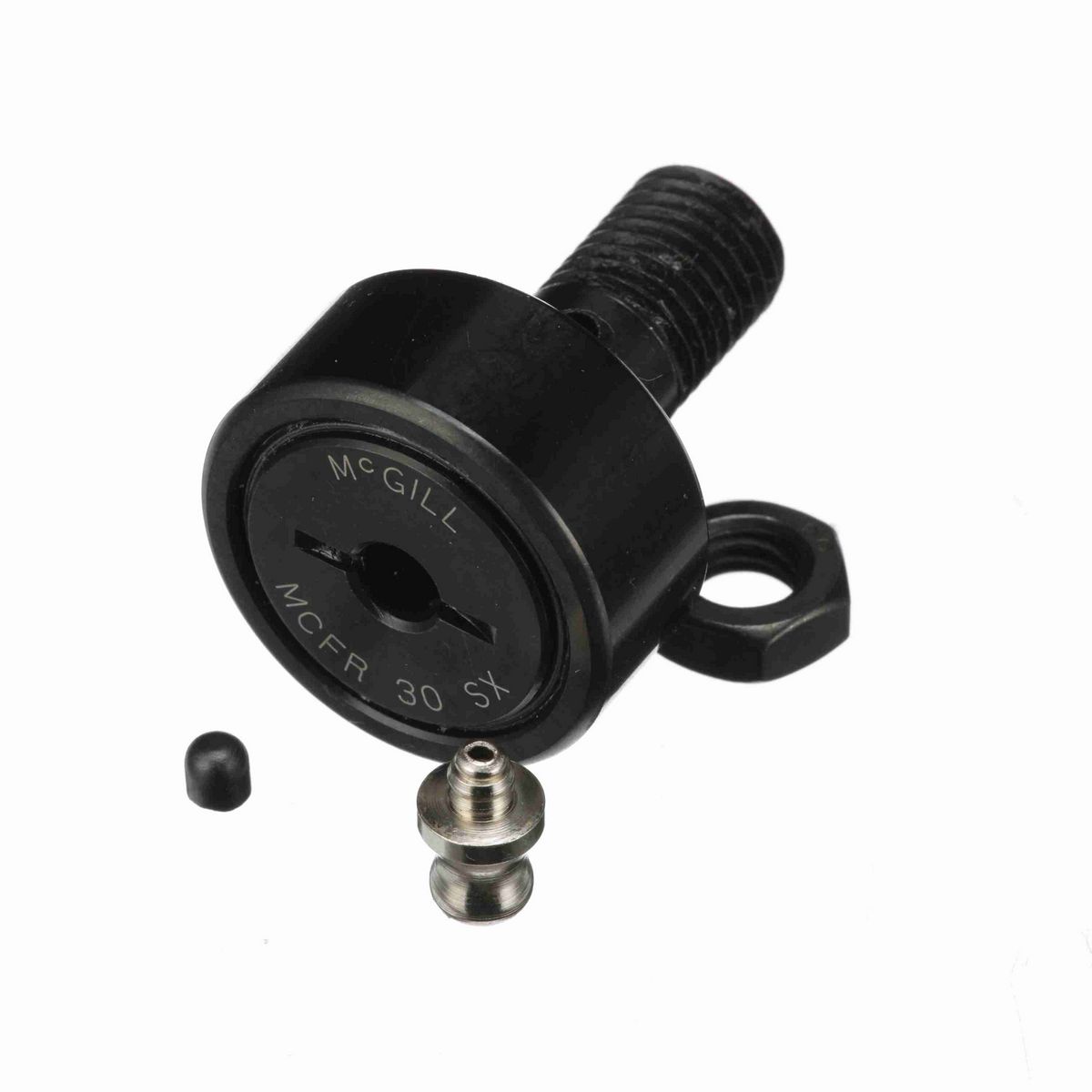 Опорный ролик с цапфой McGill CAMROL MCFR 30 X, цилиндрический, со шлицем под отвёртку, метрический