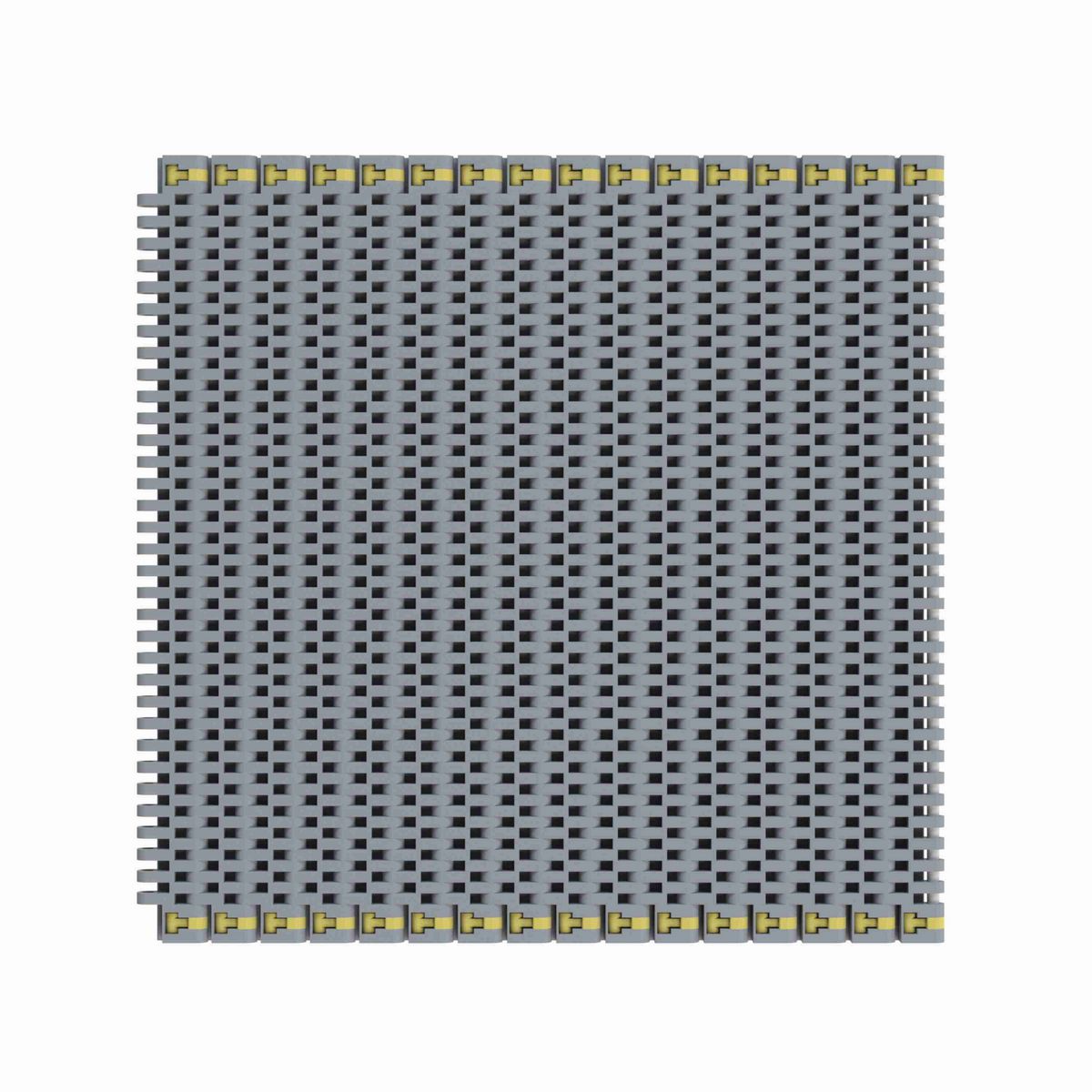 Rexnord 8505 Straight Running Solid Top, Material: Silver Platinum Series™ X, Width: 12in, Pitch: 0.75in - 10286181