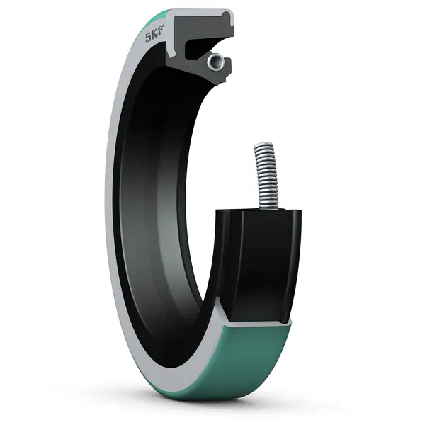 Манжетное уплотнение с металлическим корпусом и кромкой SKF Wave, для жидкой или пластичной смазки SKF 49951
