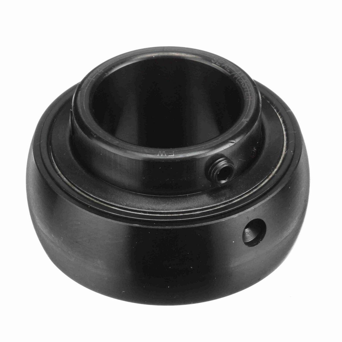 Sealmaster Mounted Insert Only Ball Bearing - 52100 Bearing Steel, Black Oxided - Setscrew Lock - 1-14
