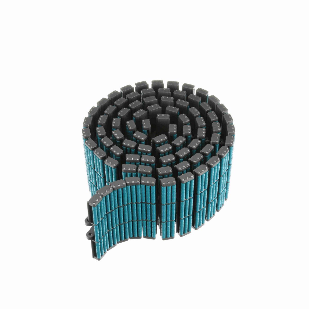 System Plast 882TAB LBP Side-flexing Low Backline Pressure, Material: Gray Low Friction, Width: 7.5in, Pitch: 1.5in - LFG882LBP-M-K750