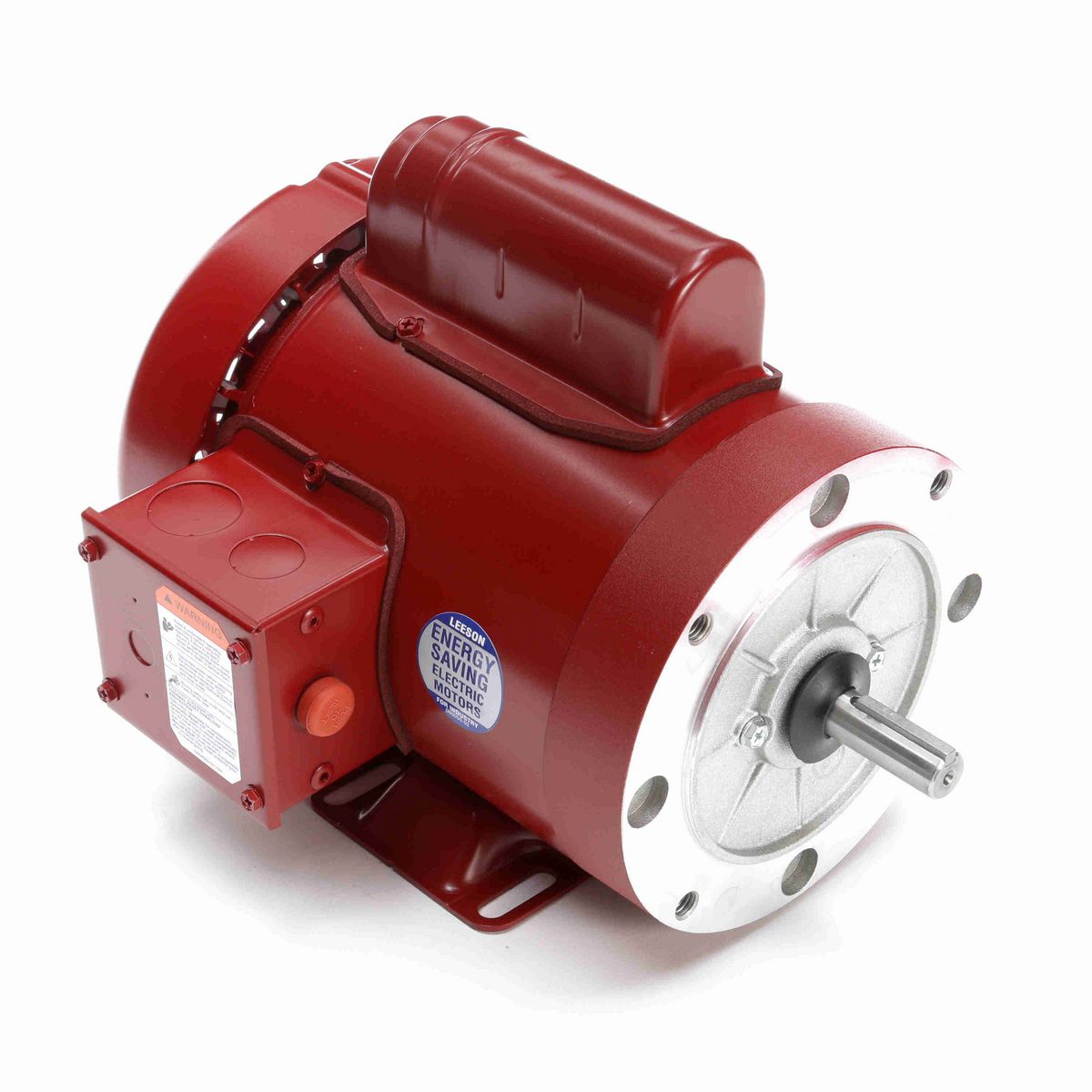 LEESON General Purpose Motor, 0.75 HP, 1 Ph, 60 Hz, 115/230 V, 1800 RPM, 56C Frame, TEFC - 116487.00