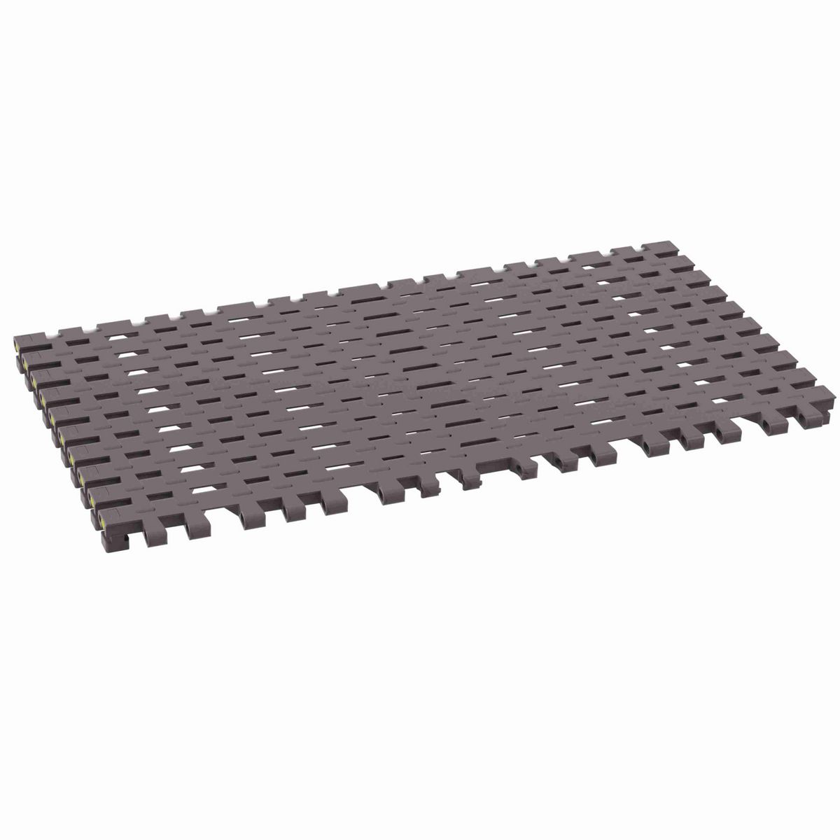 Rexnord 7956GT Side-flexing Flush Grid, Material: Brown High Performance, Width: 24in, Pitch: 1.25in - 10324713