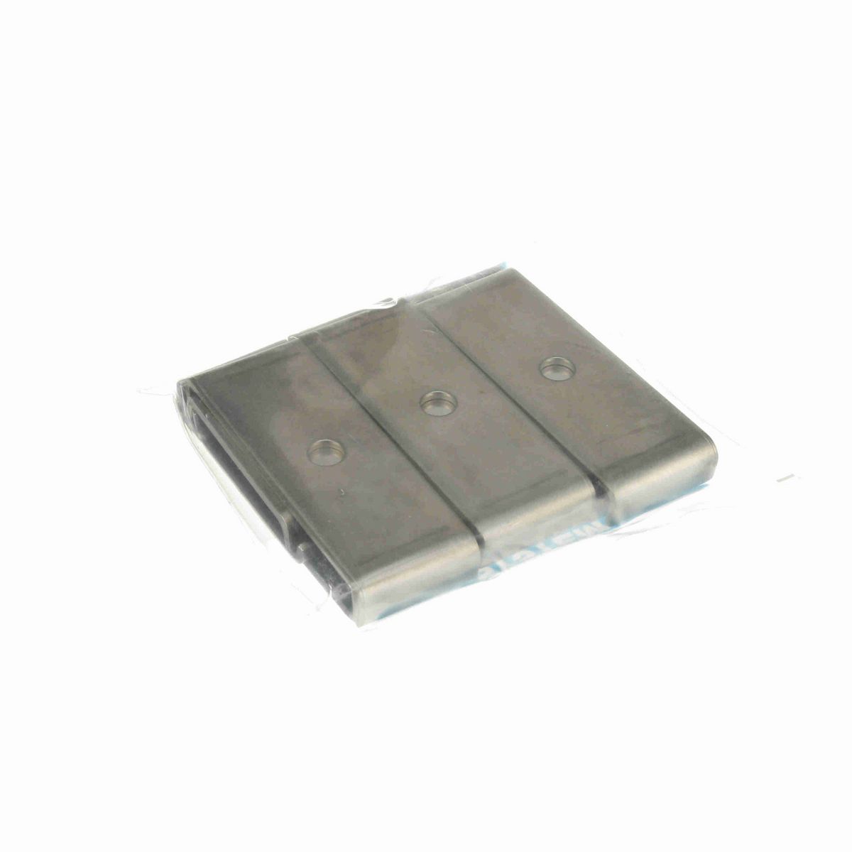 System Plast Double Rail Clamp, Stainless Steel, Square Hole,~3.25" Rail Centers - VG-011-04-SH