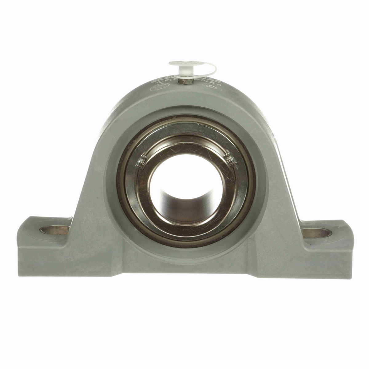 Sealmaster Mounted Composite Two Bolt Pillow Block Ball Bearing - 52100 Bearing Steel, Phosphorus Nickel Coated - Setscrew Lock - Corrosion Resistant - CRPC-PN24