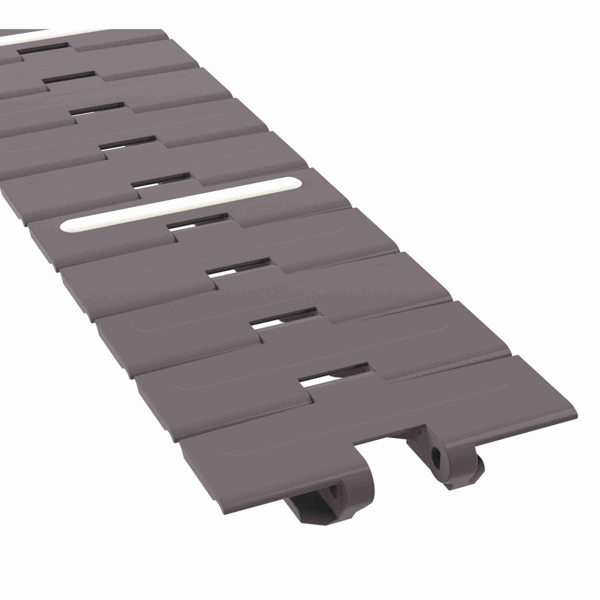 Rexnord 880TAB RubberTop® Side-flexing RubberTop®, Material: Brown High Performance, Width: 4.5in, Pitch: 1.5in - 81434672