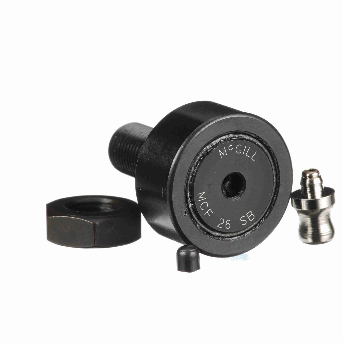 Опорный ролик с цапфой McGill CAMROL MCF 26 SB, бочкообразный, с уплотнением, с шестигранным отверстием, метрический