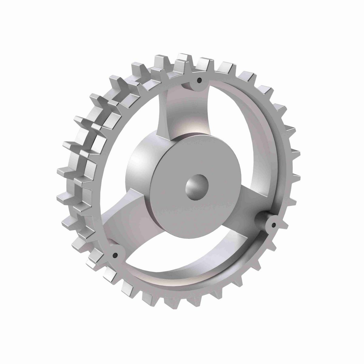 Rexnord 820 Series Solid One Piece Cast Iron Sprocket with 29 Teeth and a 3/4in Round Rough Stock Bore (RSB) - 401-164-2