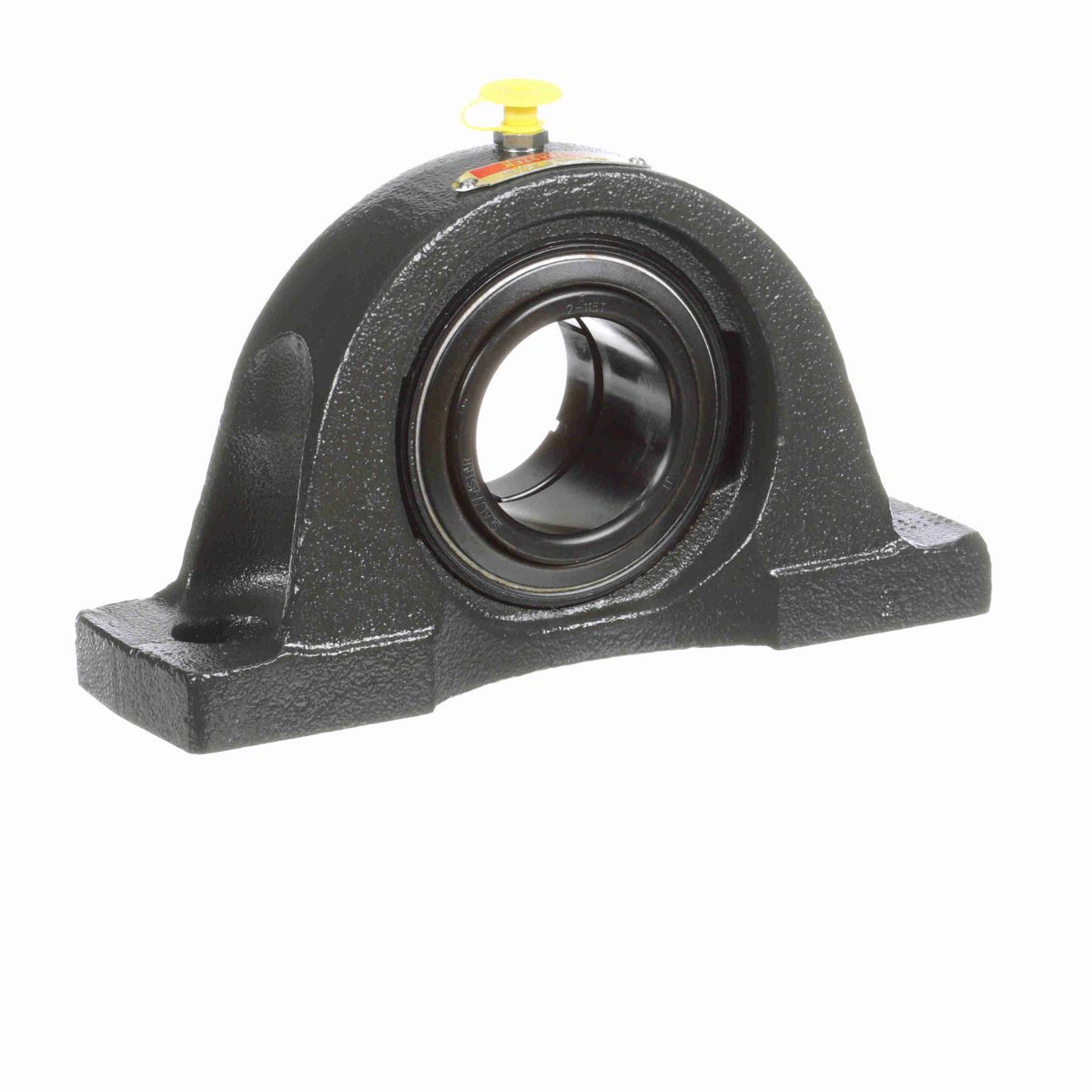 Sealmaster Mounted Cast Iron Two Bolt Low Base Pillow Block Ball Bearing - 52100 Bearing Steel, Black Oxided - Concentric Lock - NPL-31T