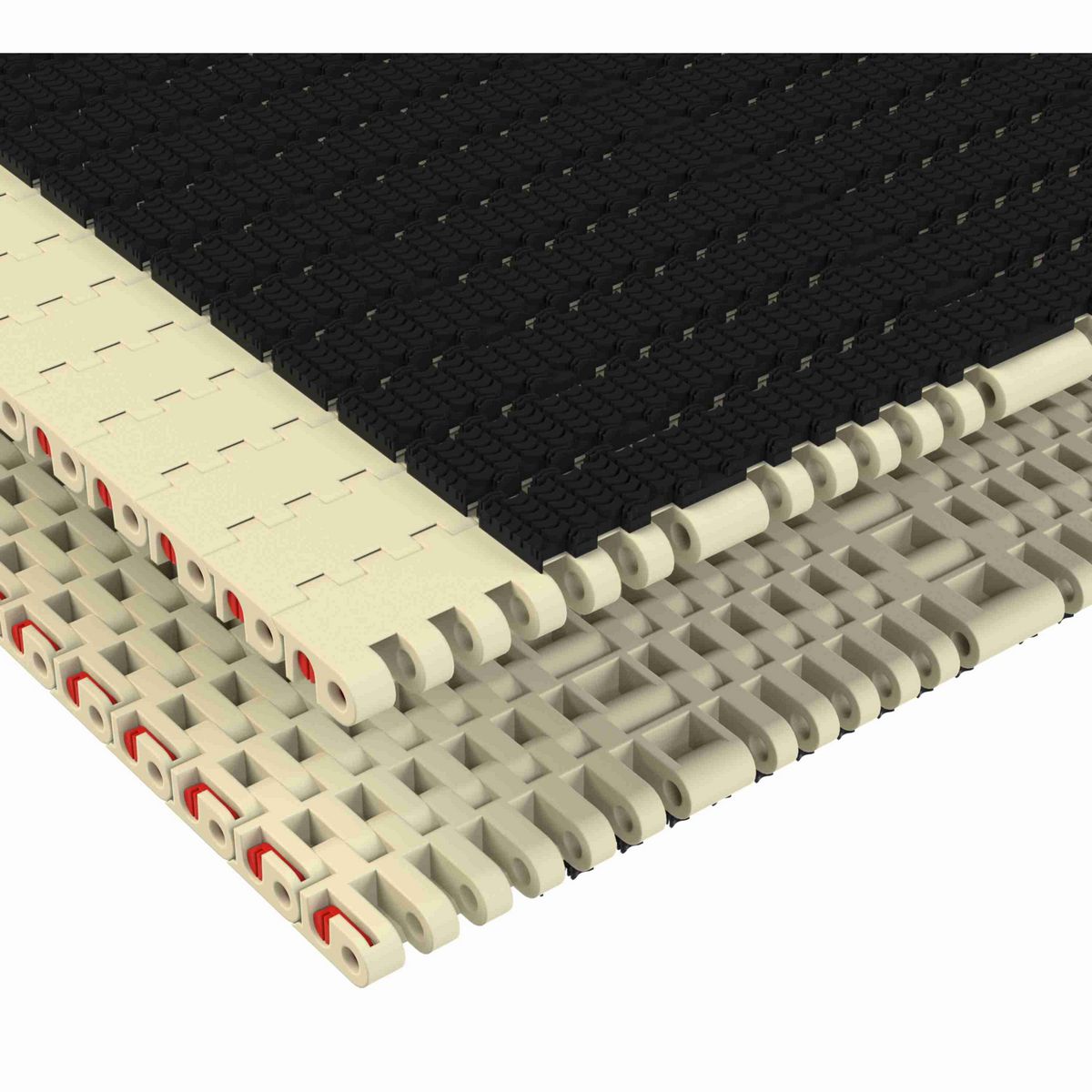 Rexnord 7705 SuperGrip™ Straight Running SuperGrip™, Material: Beige High Temperature, Width: 30in, Pitch: 1in - 10383993